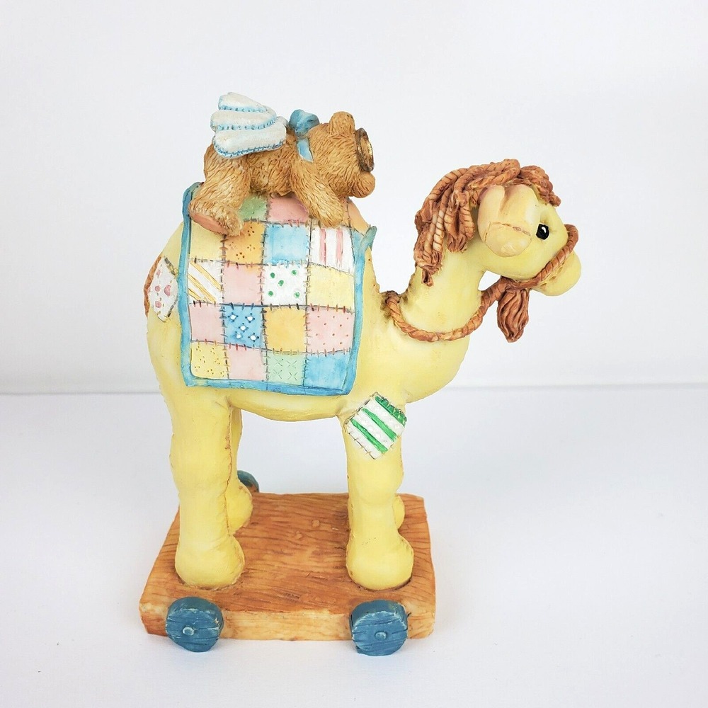 Vintage 1993 Cherished Teddies Camel Friends Like You Resin Figurine Nativity